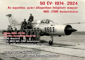 50 év: 1974-2024 (az egyetlen gyári állapotú MiG-21MF bemutatása)
